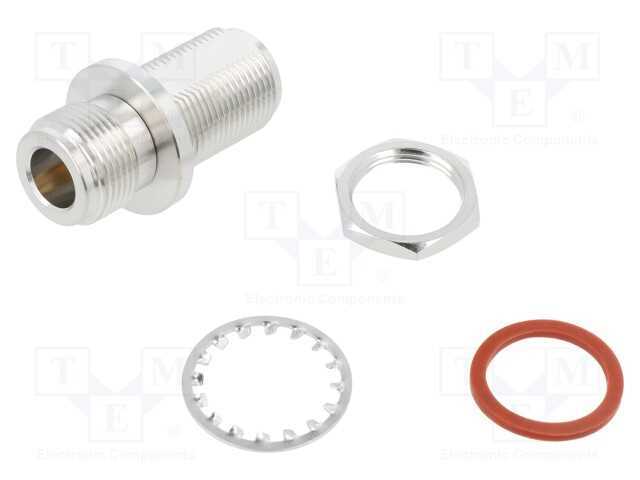 Conector, N tomada,em ambos os lados, simples, 50.
