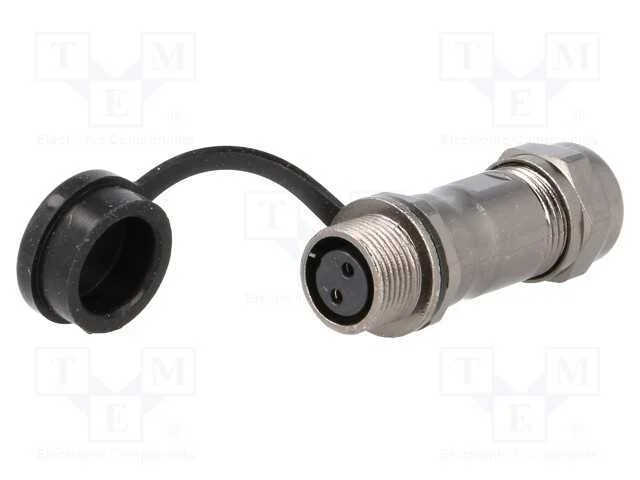 Ficha, ST12, fêmea, PIN: 2, IP67, 5÷8mm, 13A, sol.