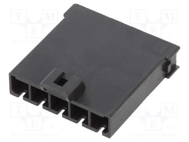 Ficha, Fio-Fio, Macho, Mega-Fit, 5,7mm, Pin: 5, Ul94v-0, Sistema: 1x5