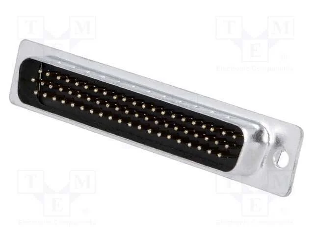 D-Sub Hd, Pin: 62, Ficha, Macho, com Cabo, Solda, Cobertura: Dourado