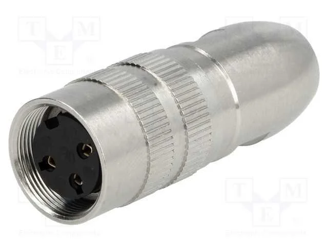 Conector: M16, Ficha, Fêmea, Solda, com Cabo, Pin.