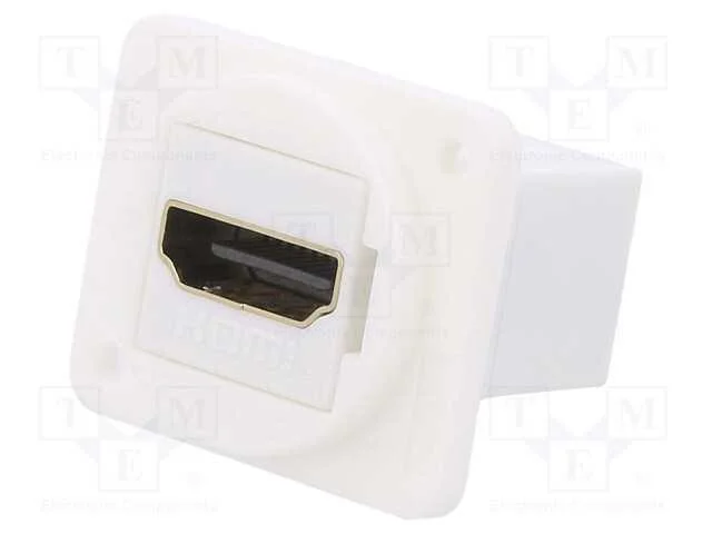 Conector, Tomada Hdmi,Em Ambos Os Lados, Norma Xlr, 19x24mm, Ft