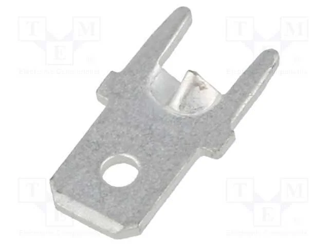Conetor: plano, 5,2mm, 0,8mm, fêmea, THT, latão, .