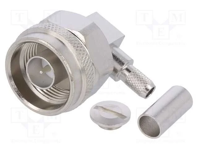Ficha, N, Macho, Angulares 90, 50o, Solda,Cerrar, com Cabo, Ptfe
