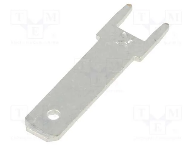Conetor: Plano, 4,8mm, 0,8mm, F&ecirc;mea, Tht, Lat&atilde;o, Estanhado, Simples