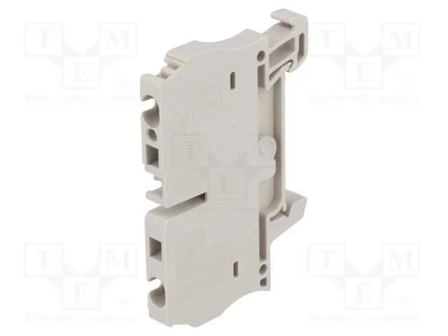Conector: de carril, 4mm2, faixas: 1, braçadeiras.