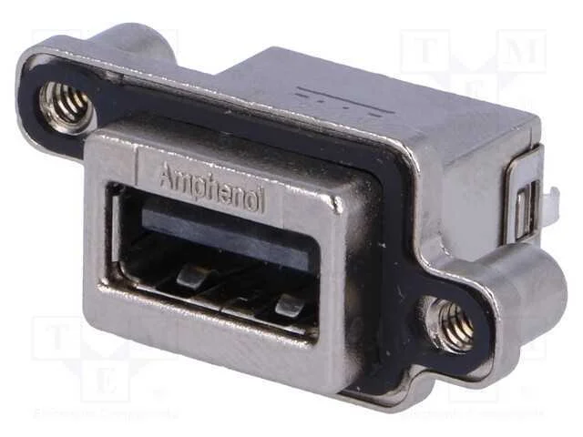 Tomada, Usb A, Musb, para Painel,Roscado, Tht, Simples, Usb 2.0