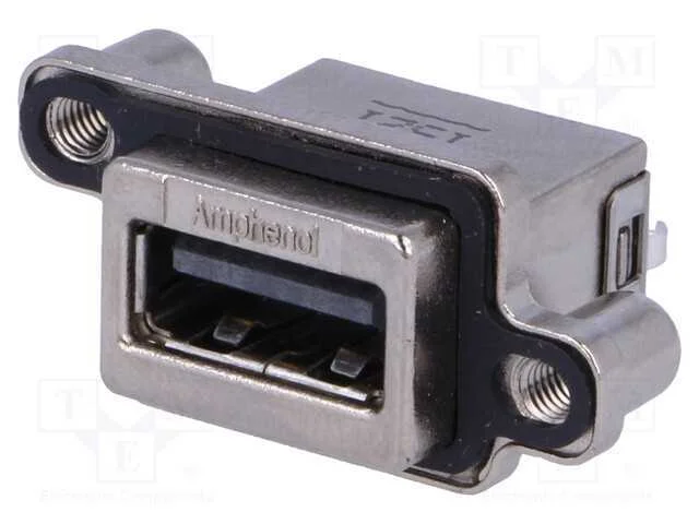 Tomada, Usb A, Musb, para Painel,Roscado, Tht, Simples, Usb 2.0