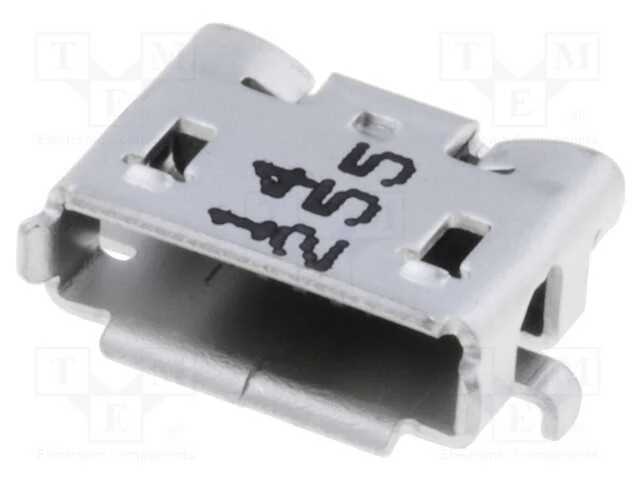 Tomada, Usb Ab Micro, para Pcb, Smt, Pin: 5, Horizontais, Rolo