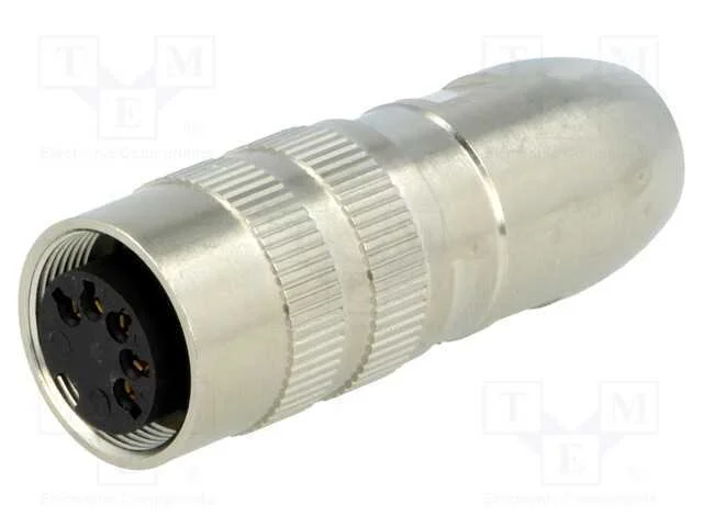 Conector: M16, Ficha, Fêmea, Solda, com Cabo, Pin.
