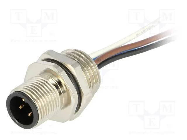 Tomada, M12, Pin: 4, Macho, Código A-Devicenet / Canopen, Fios
