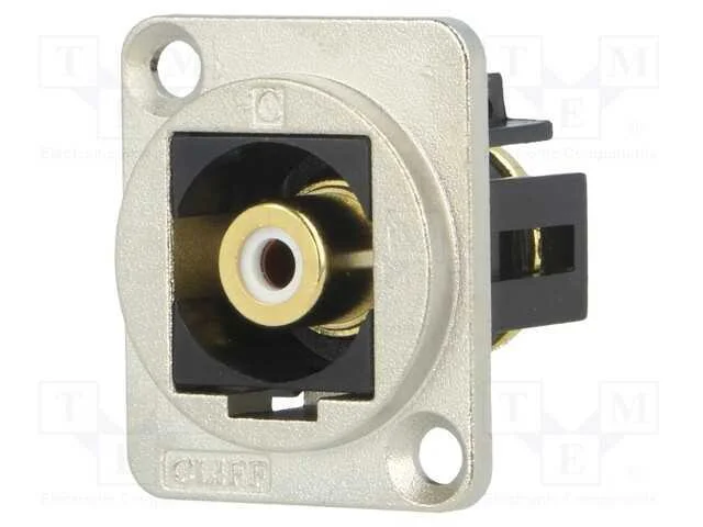 Conector, Tomada Rca,Em Ambos Os Lados, Norma Xlr, 19x24mm, Ft