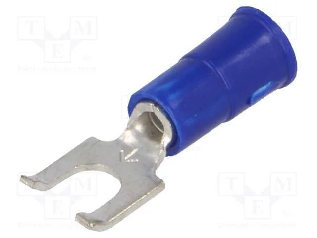Terminal: terminal forquilha, M4, : 4,32mm, cerra.