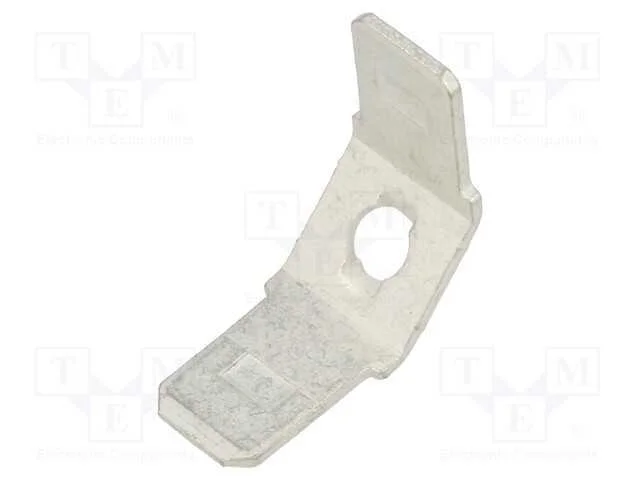 Conetor: plano, 6,4mm, 0,8mm, fêmea, M3, dupla, r.