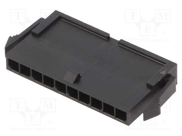 Microfit 3.0 Inline Plug Painel Mnt 10ckt