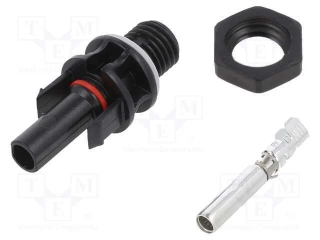 Conector: solares, fêmea, 4÷6mm2, com as ligações.