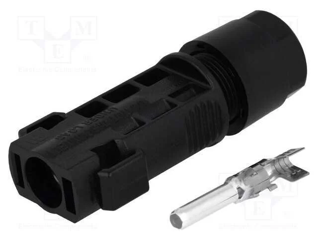 Conector: solares, macho, 4÷6mm2, com as ligações.
