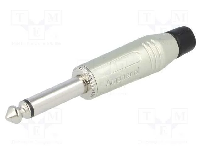 Ficha, Jack 6,3mm, Macho, Mono, Faixas: 2, Simples, com Cabo, Solda