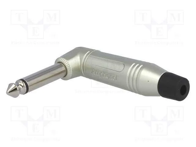 Ficha, Jack 6,3mm, Macho, Mono, Faixas: 2, Angulares 90, com Cabo