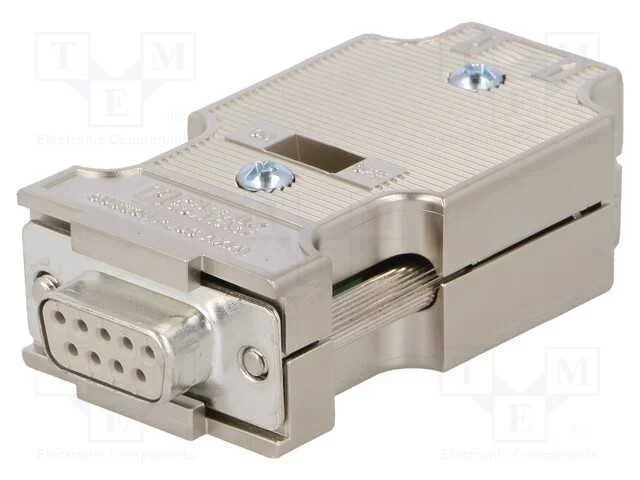 D-Sub, PIN: 9, ficha, fêmea, simples, terminal pa.