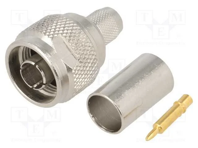 Ficha, N, Macho, Simples, 50o, H1000, Cerrar, com Cabo, Ptfe, Dourado