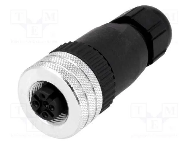 Ficha, M12, Pin: 5, Fêmea, Código A-Devicenet / Canopen, com Cabo