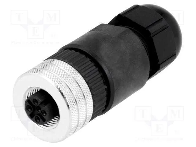 Ficha, M12, PIN: 5, fêmea, código A-DeviceNet / C.