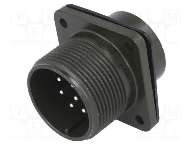 Conector: redondos, tamanho 18, MS/DS, liga de al.