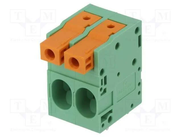 Pcb Bloco Terminal, Angulares 90, 10mm, Faixas: 2, para Pcb, 51a