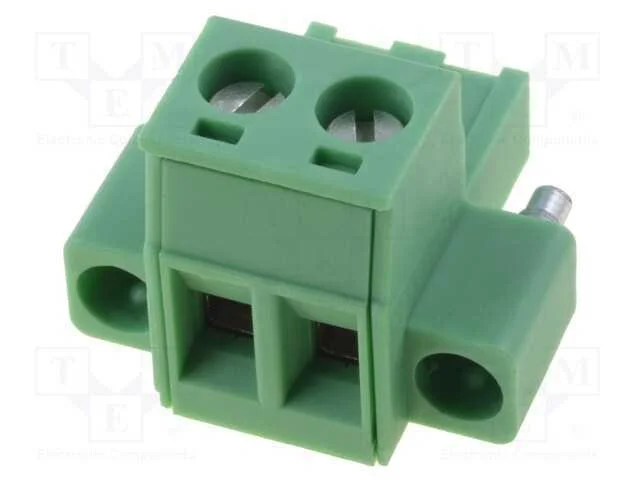 Bloco Terminal Separável, 5,08mm, Faixas: 2, Simples, Ficha, Fêmea