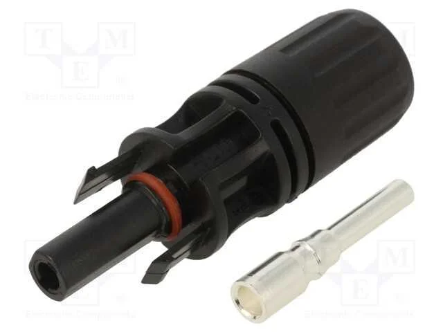 Conector: solares, macho + fêmea, simples, 6÷10mm.
