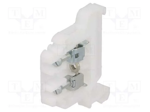 Conector: de carril, 0,5÷2,5mm2, faixas: 1, braça.