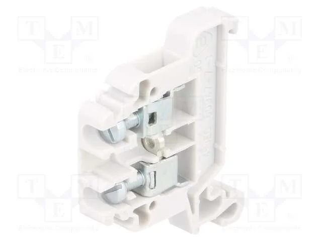 Conector: de carril, 0,5÷4mm2, faixas: 1, braçade.