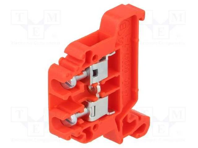 Conector: de carril, 0,5÷4mm2, faixas: 1, braçade.