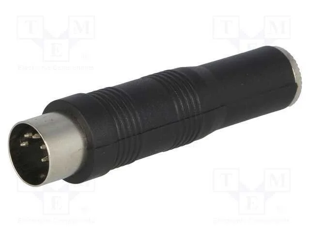 Adaptador, Din 5pin Ficha,Jack 6,3mm Tomada, 180,Stereo, Pin: 5