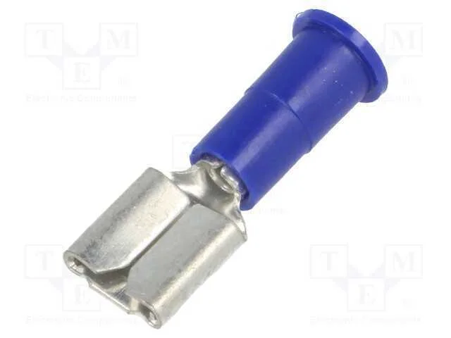 Conetor: plano, 6,4mm, 0,8mm, macho, cerrar, com .