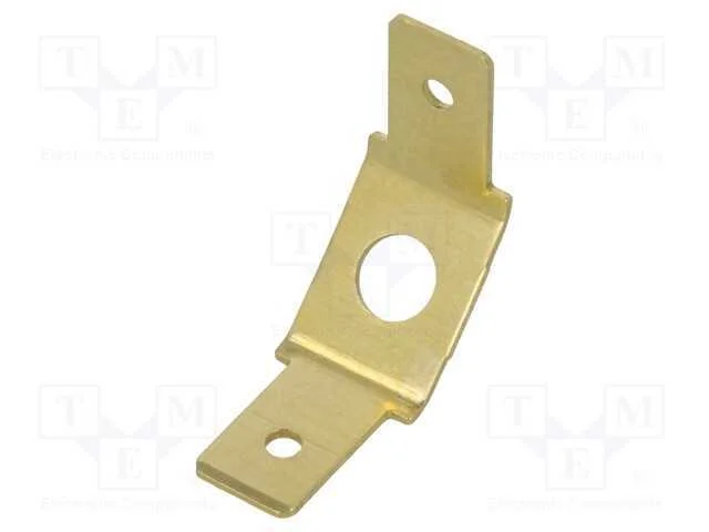 Conetor: plano, 4,8mm, 0,5mm, fêmea, M2,5, dupla,.