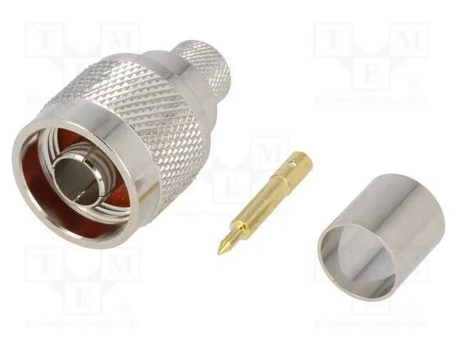 Ficha, N, macho, simples, H1000, cerrar, dourado