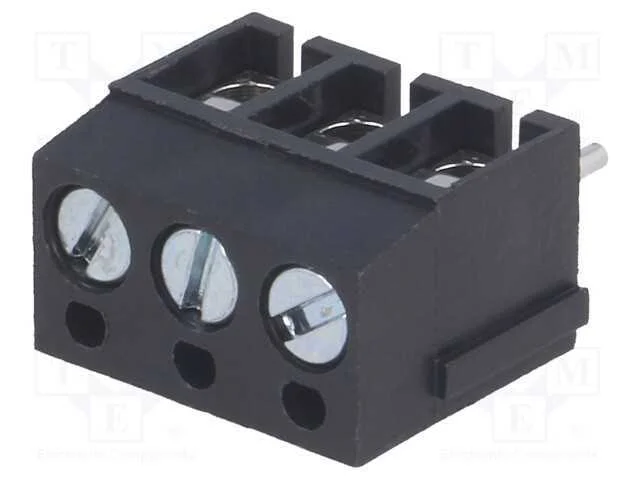 Pcb Bloco Terminal, Angulares 90, 5mm, Faixas: 3, para Pcb, 24a