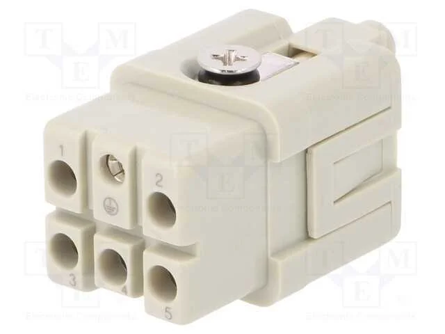 Conector: HDC, f&ecirc;mea, HQ, PIN: 6, 5+PE, Tamanho 1.