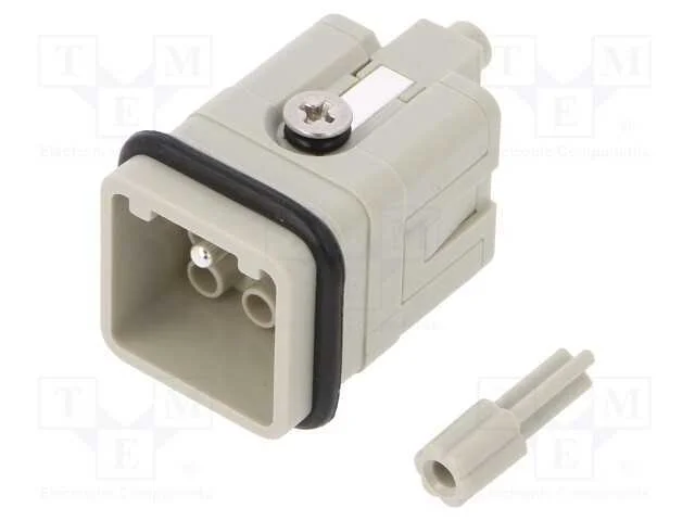 Conector: HDC, macho, HQ, PIN: 8, 7+PE, Tamanho 1.