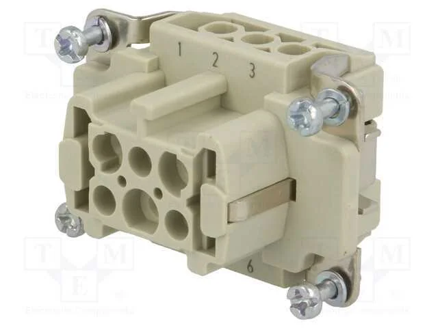 Conector: HDC, inserto de contatos, fêmea, Han Ex.