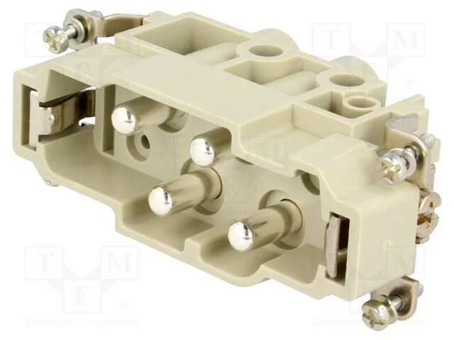 Conector: HAN, macho, Han-Com, PIN: 4, tamanho 16.