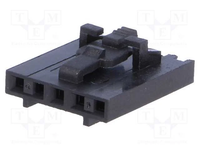 Ficha, fio-placa, f&ecirc;mea, 2,54mm, PIN: 5, sem cont.