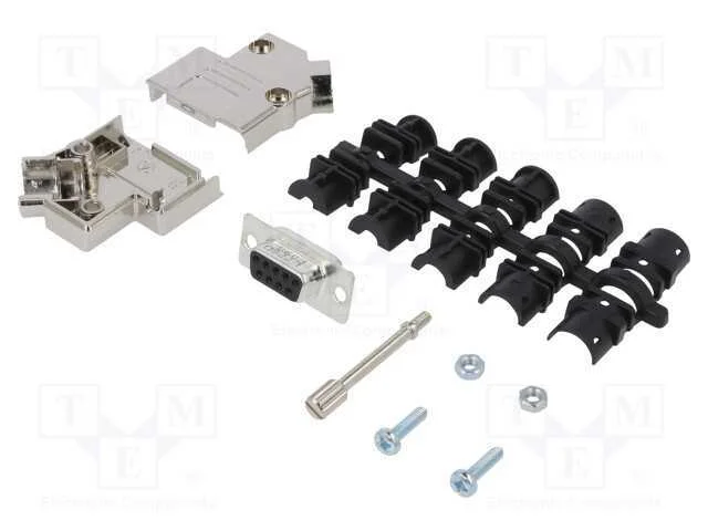 D-Sub, PIN: 9, fêmea, angulares 45, solda, com ca.