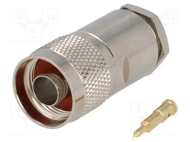 Ficha, N, Macho, Simples, 50o, 7c2v,Rg213,Rg8, com Cabo, Ptfe
