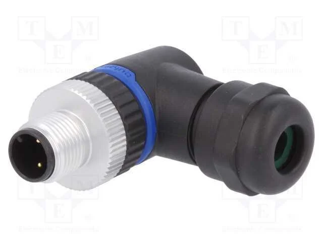 Ficha, M12, Pin: 3, Macho, Código A-Devicenet / Canopen, com Cabo