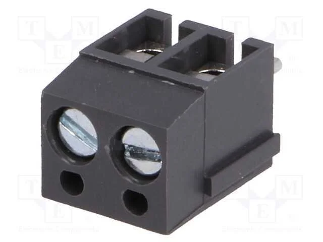 Pcb Bloco Terminal, Angulares 90, 5mm, Faixas: 2, para Pcb, 24a