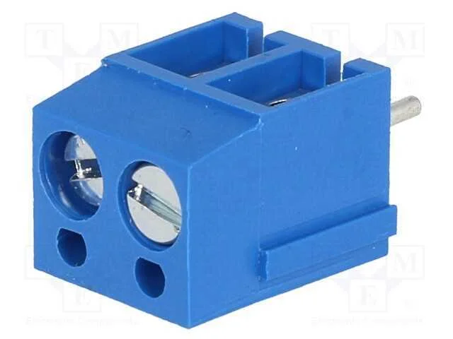Pcb Bloco Terminal, Angulares 90, 5mm, Faixas: 2, para Pcb, 24a