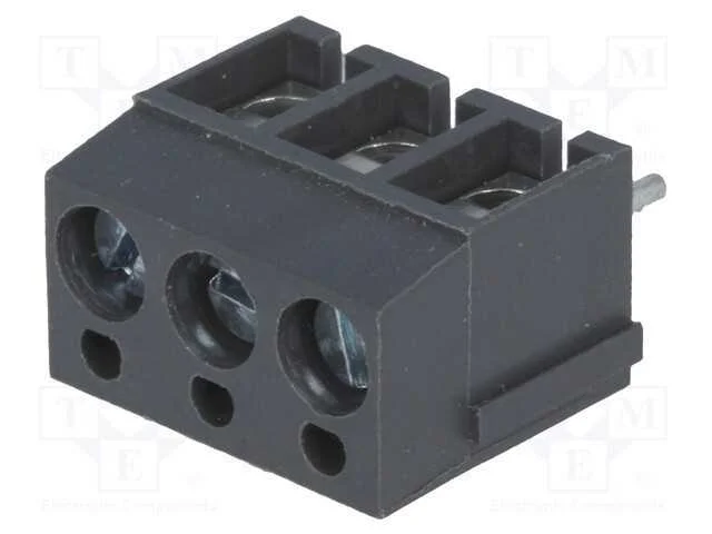 Pcb Bloco Terminal, Angulares 90, 5mm, Faixas: 3, para Pcb, 24a
